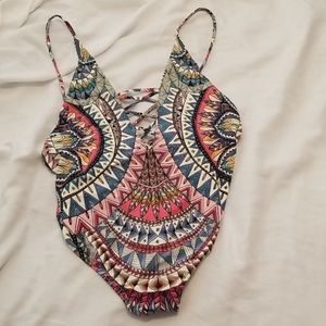 Medium Billabong Laceup One Piece Sol Searcher